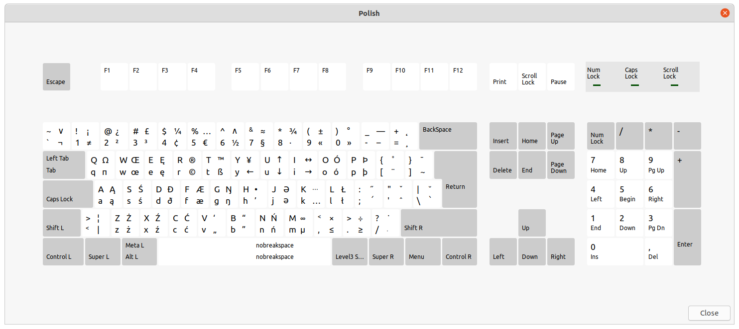 The Polish Programmers keyboard with a lot of nice modifications.